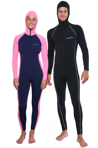 women and men full body uv swimsuits