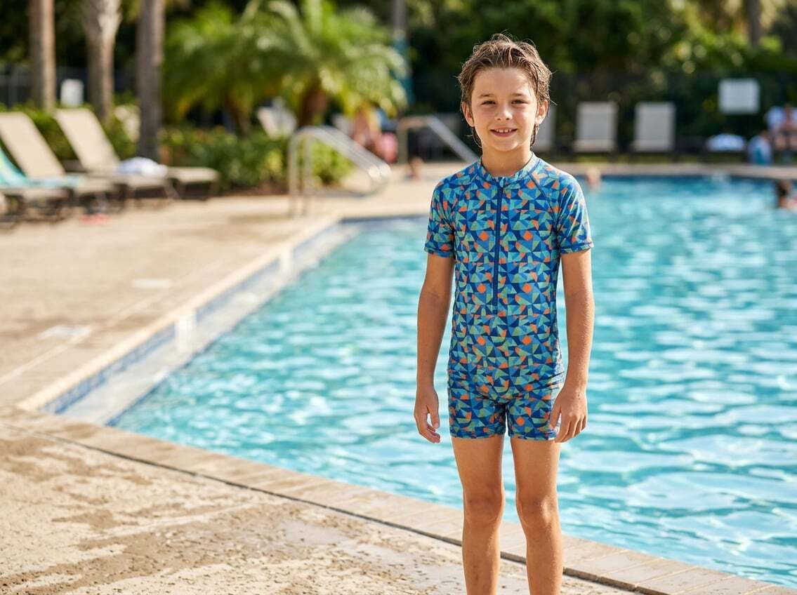 boys full-body swimsuit boys full-body swimsuit