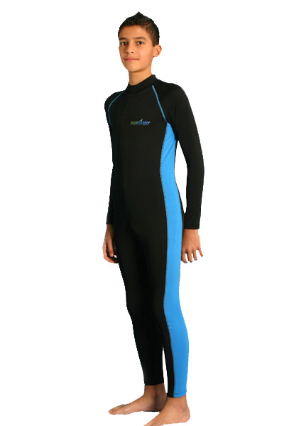 boys stinger suit black blue