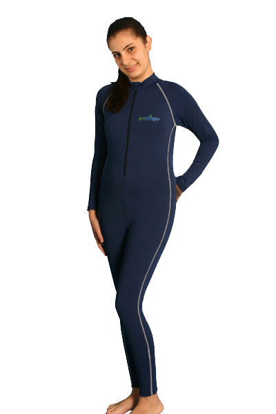 Girls stinger suit navy