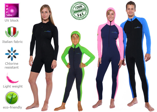 EcoStinger Women Sun Protective Swimsuit Swimwear Chlorine Resistant SZ XS-3L 