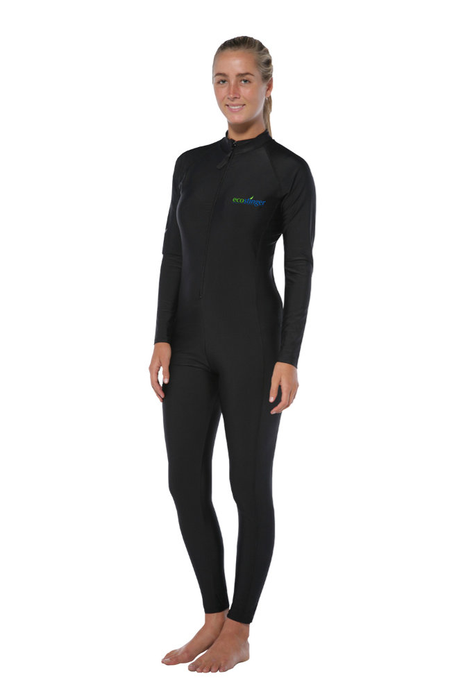 women black stinger suit dive skin sun protection