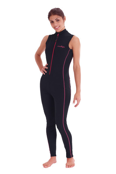 women sleevless full body swimsuit