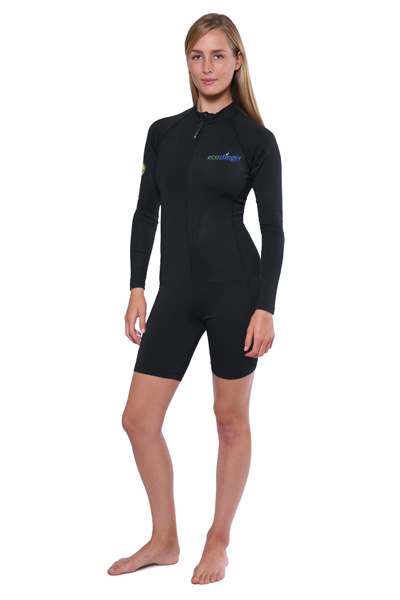 women long sleeves full body swimsuit